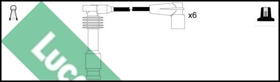 LUCAS LUC4262 - Kit cavi accensione autozon.pro