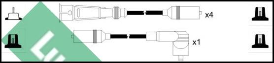 LUCAS LUC5046 - Kit cavi accensione autozon.pro