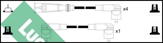 LUCAS LUC5041 - Kit cavi accensione autozon.pro