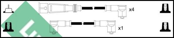 LUCAS LUC5048 - Kit cavi accensione autozon.pro