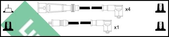 LUCAS LUC5219 - Kit cavi accensione autozon.pro