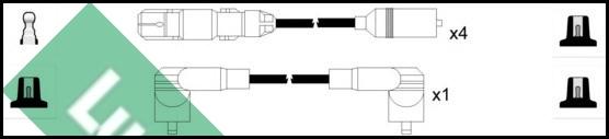 LUCAS LUC5224 - Kit cavi accensione autozon.pro