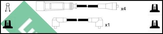 LUCAS LUC7038 - Kit cavi accensione autozon.pro