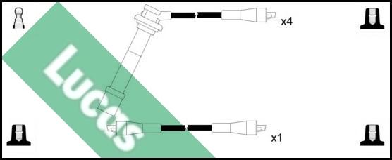 LUCAS LUC7026 - Kit cavi accensione autozon.pro