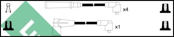 LUCAS LUC7141 - Kit cavi accensione autozon.pro