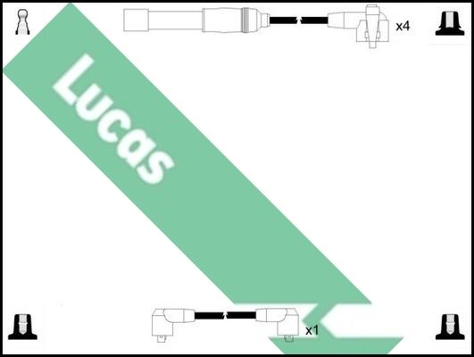 LUCAS LUC7180 - Kit cavi accensione autozon.pro