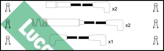 LUCAS LUC7355 - Kit cavi accensione autozon.pro