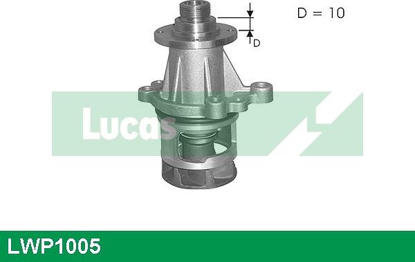 LUCAS LWP1005 - Pompa acqua autozon.pro