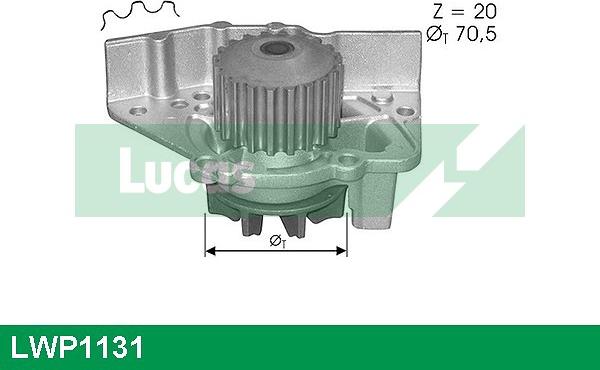 LUCAS LWP1131 - Pompa acqua autozon.pro