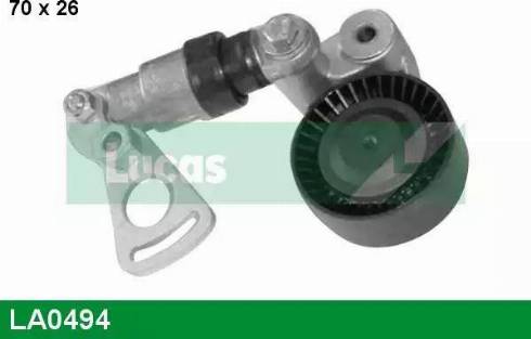 Lucas Engine Drive LA0494 - Tendicinghia, Cinghia Poly-V autozon.pro