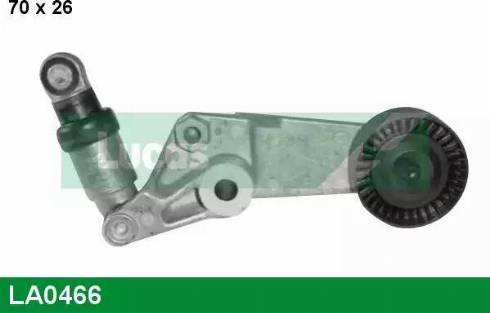 Lucas Engine Drive LA0466 - Tendicinghia, Cinghia Poly-V autozon.pro