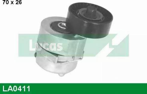 Lucas Engine Drive LA0411 - Tendicinghia, Cinghia Poly-V autozon.pro