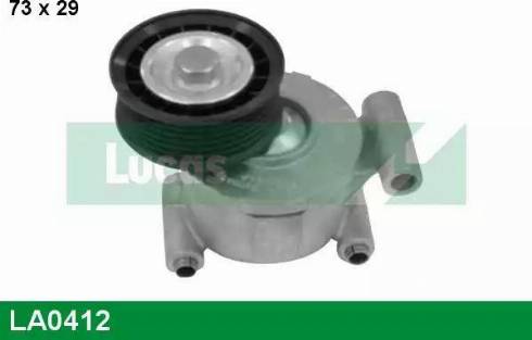 Lucas Engine Drive LA0412 - Tendicinghia, Cinghia Poly-V autozon.pro