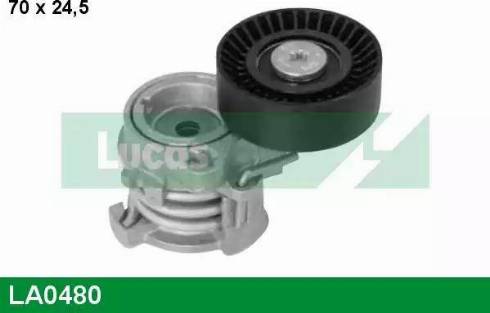 Lucas Engine Drive LA0480 - Tendicinghia, Cinghia Poly-V autozon.pro