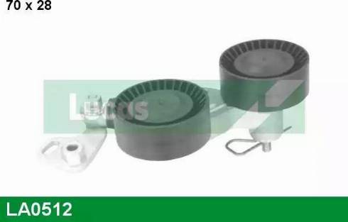 Lucas Engine Drive LA0512 - Tendicinghia, Cinghia Poly-V autozon.pro