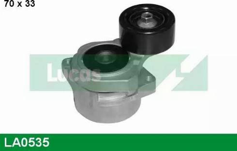 Lucas Engine Drive LA0535 - Galoppino / Guidacinghia, Cinghia Poly-V autozon.pro