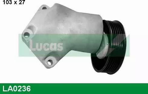 Lucas Engine Drive LA0236 - Tendicinghia, Cinghia Poly-V autozon.pro