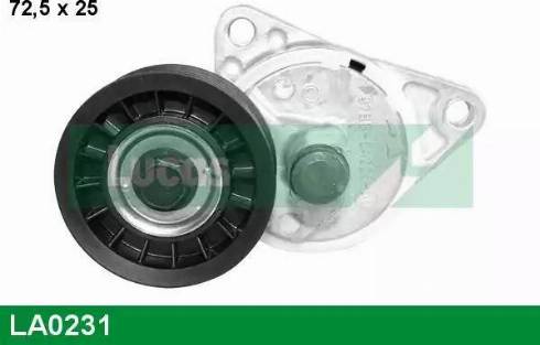 Lucas Engine Drive LA0231 - Tendicinghia, Cinghia Poly-V autozon.pro