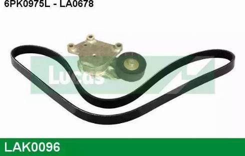 Lucas Engine Drive LAK0096 - Kit Cinghie Poly-V autozon.pro