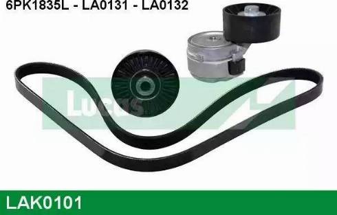 Lucas Engine Drive LAK0101 - Kit Cinghie Poly-V autozon.pro