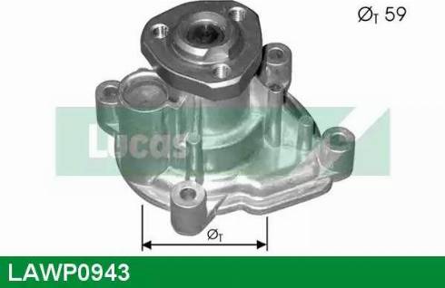 Lucas Engine Drive LAWP0943 - Pompa acqua autozon.pro