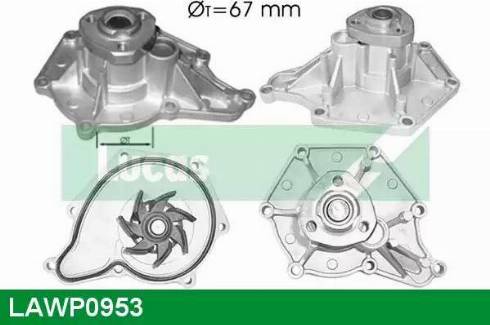 Lucas Engine Drive LAWP0953 - Pompa acqua autozon.pro