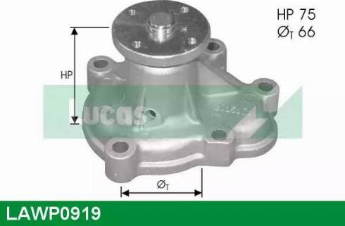 Lucas Engine Drive LAWP0919 - Pompa acqua autozon.pro