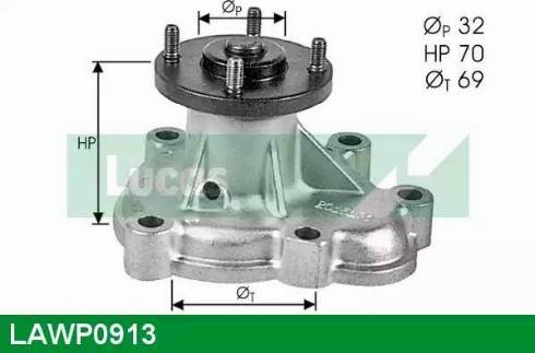 Lucas Engine Drive LAWP0913 - Pompa acqua autozon.pro