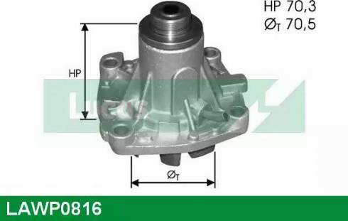 Lucas Engine Drive LAWP0816 - Pompa acqua autozon.pro