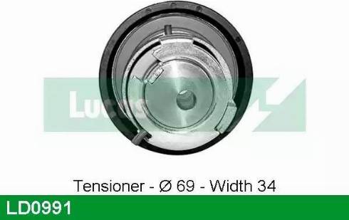 Lucas Engine Drive LD0991 - Rullo tenditore, Cinghia dentata autozon.pro