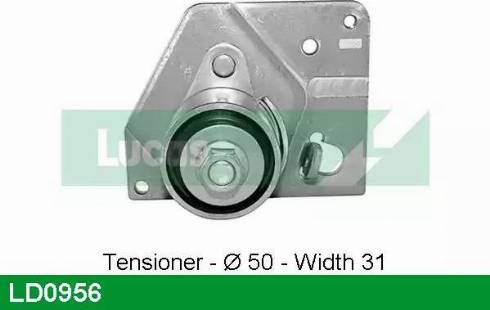 Lucas Engine Drive LD0956 - Rullo tenditore, Cinghia dentata autozon.pro