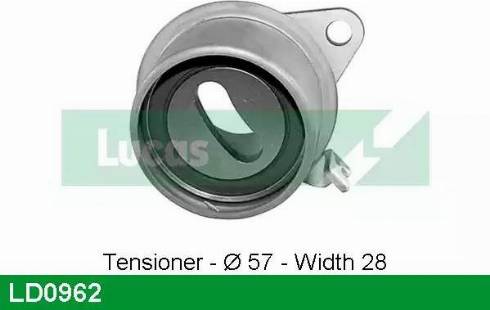 Lucas Engine Drive LD0962 - Rullo tenditore, Cinghia dentata autozon.pro