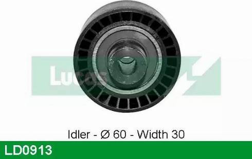 Lucas Engine Drive LD0913 - Rullo tenditore, Cinghia dentata autozon.pro