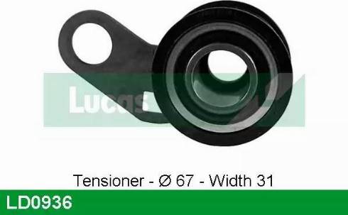 Lucas Engine Drive LD0936 - Rullo tenditore, Cinghia dentata autozon.pro