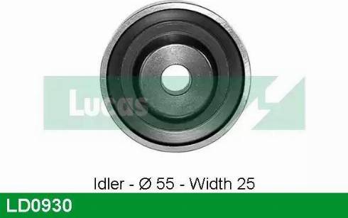 Lucas Engine Drive LD0930 - Rullo tenditore, Cinghia dentata autozon.pro