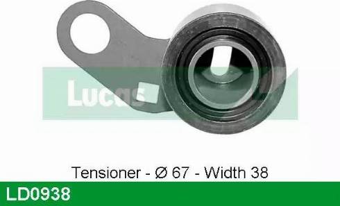 Lucas Engine Drive LD0938 - Rullo tenditore, Cinghia dentata autozon.pro