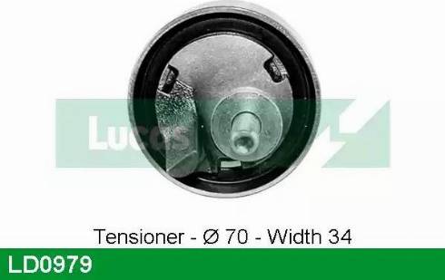 Lucas Engine Drive LD0979 - Rullo tenditore, Cinghia dentata autozon.pro