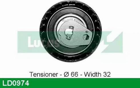 Lucas Engine Drive LD0974 - Rullo tenditore, Cinghia dentata autozon.pro