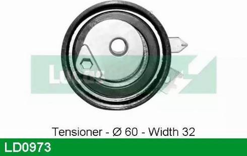 Lucas Engine Drive LD0973 - Rullo tenditore, Cinghia dentata autozon.pro