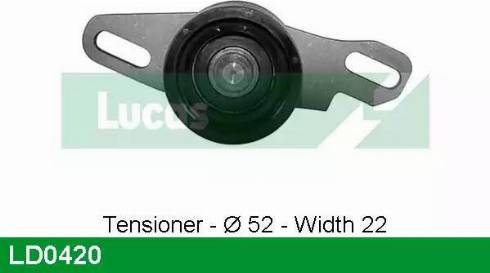 Lucas Engine Drive LD0420 - Rullo tenditore, Cinghia dentata autozon.pro