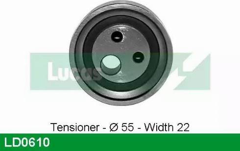 Lucas Engine Drive LD0610 - Rullo tenditore, Cinghia dentata autozon.pro