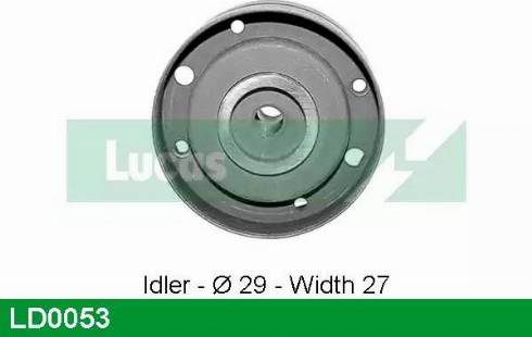 Lucas Engine Drive LD0053 - Rullo tenditore, Cinghia dentata autozon.pro