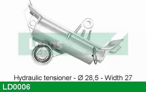 Lucas Engine Drive LD0006 - Rullo tenditore, Cinghia dentata autozon.pro