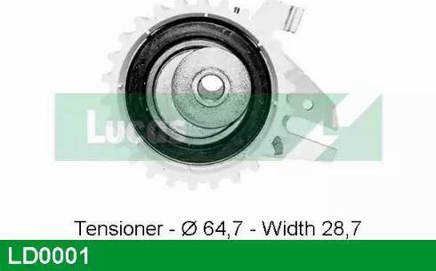 Lucas Engine Drive LD0001 - Rullo tenditore, Cinghia dentata autozon.pro