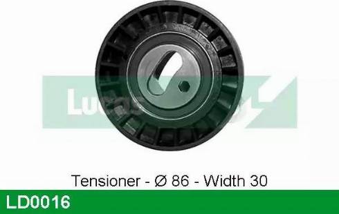 Lucas Engine Drive LD0016 - Rullo tenditore, Cinghia dentata autozon.pro