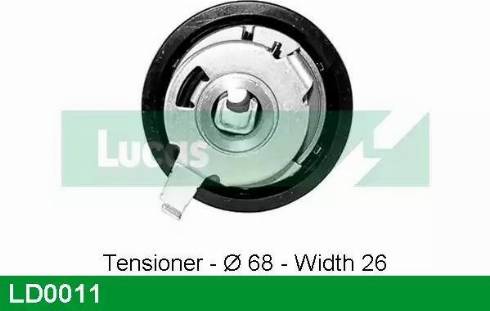 Lucas Engine Drive LD0011 - Rullo tenditore, Cinghia dentata autozon.pro