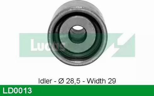 Lucas Engine Drive LD0013 - Rullo tenditore, Cinghia dentata autozon.pro