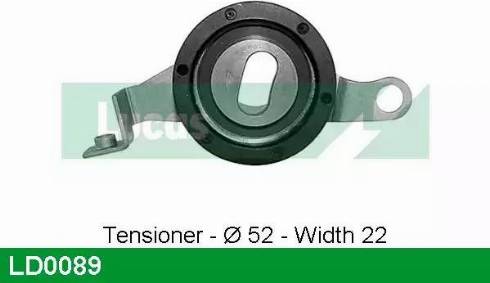 Lucas Engine Drive LD0089 - Rullo tenditore, Cinghia dentata autozon.pro