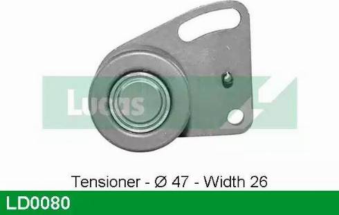 Lucas Engine Drive LD0080 - Rullo tenditore, Cinghia dentata autozon.pro