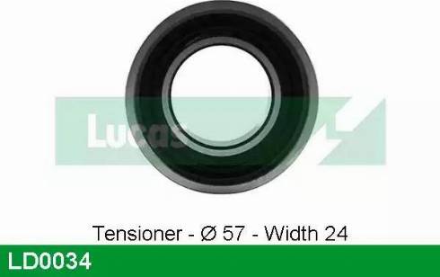 Lucas Engine Drive LD0034 - Rullo tenditore, Cinghia dentata autozon.pro